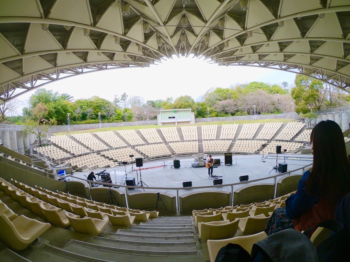 野外音楽堂は難しい?